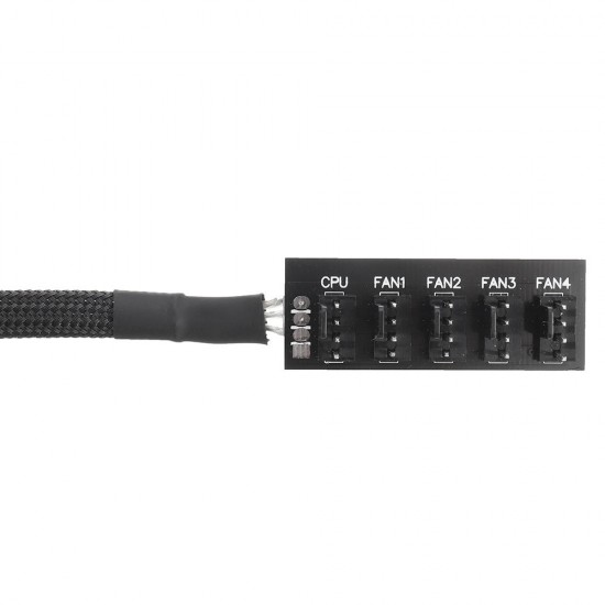 5-pin Computer CPU PWM Fan Hub Extension Cable 5Pin Motherboard Pair Wiring Fan Concentrator 5-pin Computer CPU PWM Fan Hub Extension Cable 5Pin Motherboard Pair Wiring Fan Concentrator