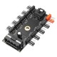 5pcs 12V 10 Way 4pin Fan Hub Speed Controller Regulator For Computer Case With PWM Connection Cable Interface PWM Wire