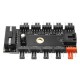 5pcs 12V 10 Way 4pin Fan Hub Speed Controller Regulator For Computer Case With PWM Connection Cable Interface PWM Wire
