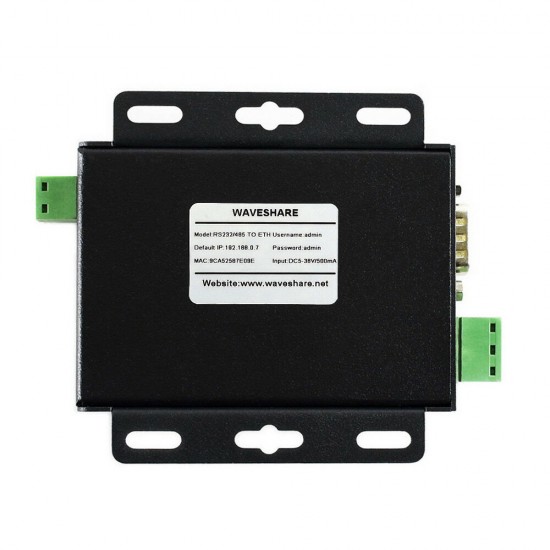 Dual Serial Port Ethernet Bidirectional Transparent Transmission RS232/485 to Network Module RJ45 RS232/485 TO ETH