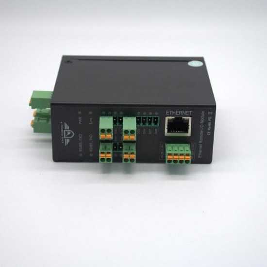 M100T 2DI+2AI+2DO+1RS485+1Rj45 Modbus TCP Server and Client Module Ethernet Remote IO Module IOT Gateway M100T 2DI+2AI+2DO+1RS485+1Rj45 Modbus TCP Server and Client Module Ethernet Remote IO Module IOT Gateway