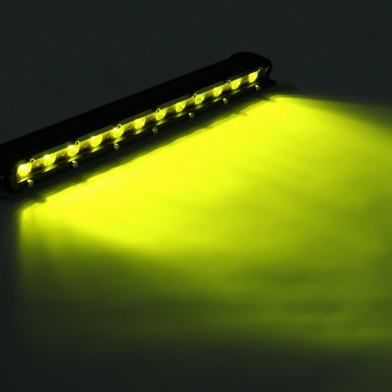 12.6Inch 36W LED Work Light Bar Waterproof Spotlight Yellow DC12-24V for Off Road SUV Truck 12.6Inch 36W LED Work Light Bar Waterproof Spotlight Yellow DC12-24V for Off Road SUV Truck