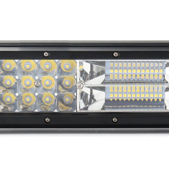 20 Inch LED Light Bars Flood Spot Combo Beam 288W 10-30V White for Off Road Car Truck SUV