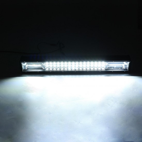 20Inch 288W LED Work Light Bar Combo Beam Driving Lamp 5 Flash Modes White+Amber 10~30V for Off Road SUV ATV Trailer