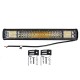 20Inch 288W LED Work Light Bar Combo Beam Driving Lamp 5 Flash Modes White+Amber 10~30V for Off Road SUV ATV Trailer 20Inch 288W LED Work Light Bar Combo Beam Driving Lamp 5 Flash Modes White+Amber 10~30V for Off Road SUV ATV Trailer