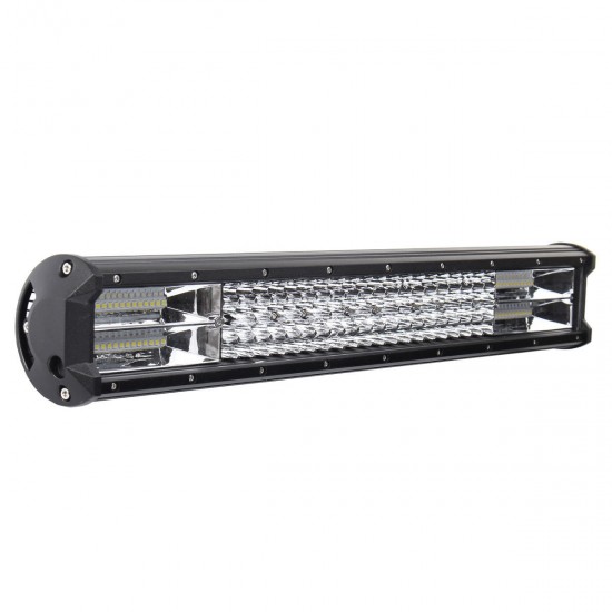 20Inch 384W Quad Row 128 LED Work Light Bar Flood Spot Combo Lamps Bar for Offroad 4WD SUV Truck