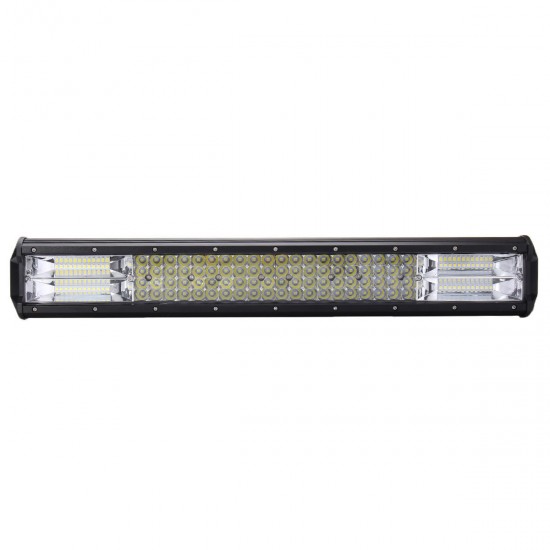 20Inch 384W Quad Row 128 LED Work Light Bar Flood Spot Combo Lamps Bar for Offroad 4WD SUV Truck