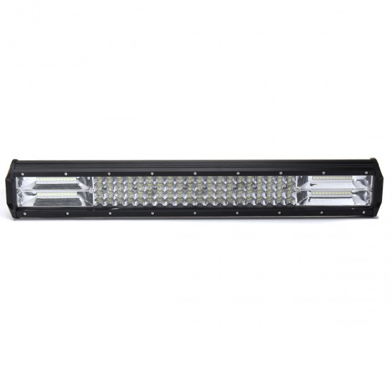 20Inch 384W Quad Row 128 LED Work Light Bar Flood Spot Combo Lamps Bar for Offroad 4WD SUV Truck