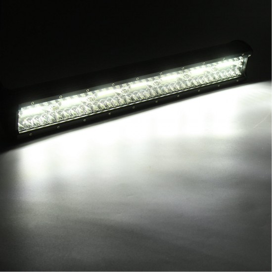 20Inch 420W Tri Row LED Work Light Bars Combo Beam IP68 Waterproof White for 0-30V Off Road SUV Trailer Vehicle