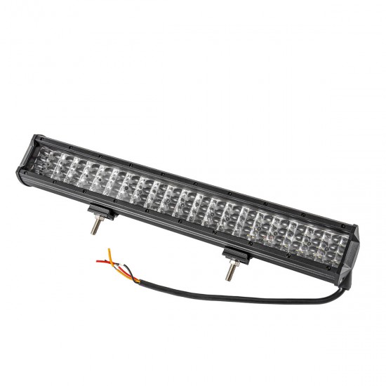 252W 20 Inch RGB LED Work Light Bar Driving Fog Lamp 10-32V For 4WD SUV Truck UTE Offroad ATV