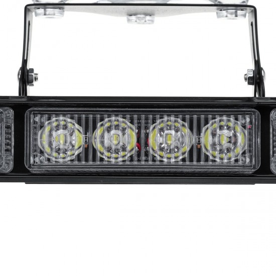 35 Inch 32 LED Car Roof Windshield Emergency Hazard Warning Flash Strobe Lights Bar with Suction Cup Amber & White 35 Inch 32 LED Car Roof Windshield Emergency Hazard Warning Flash Strobe Lights Bar with Suction Cup Amber & White