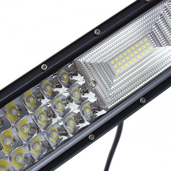 42Inch 7D LED Work Light Bars TRI-ROW Curved Combo Beam 594W 59400LM for Off Road Boat Truck SUV