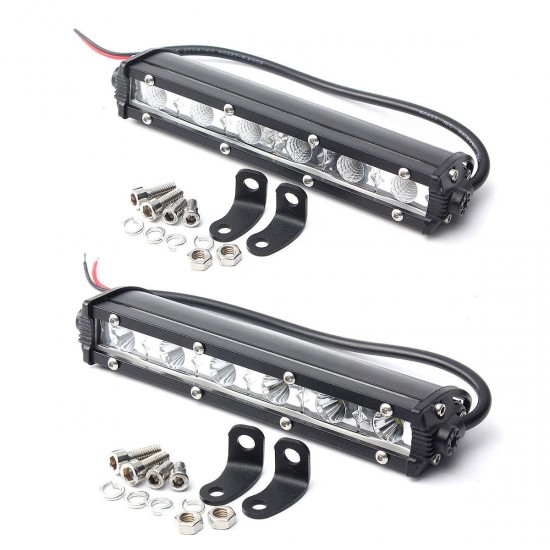 6Inch Flood/ Spot Beam LED Work Light Bars Driving Lamp for Off Road SUV Truck ATV 16W White