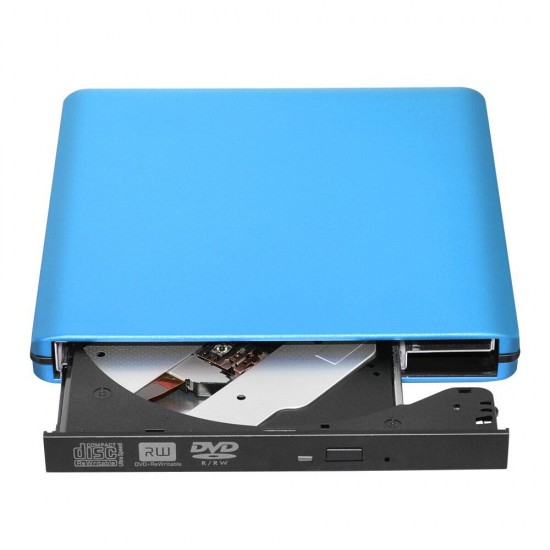 USB3.0 External Optical Drive CD Player Burner for PC/Notebook In Home/Outdoor/Work