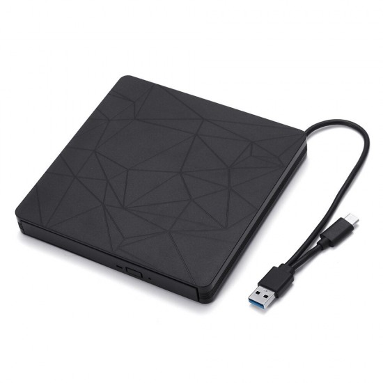 External DVD Drive M WAY USB 3.0 External CD Player Portable USB C DVD CD RW Optical Drive ROM USB Burner Writer for Laptop PC Mac MacBook