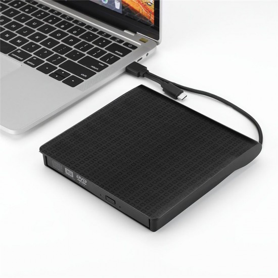 External DVD Drive USB 3.0 Type C CD Drive Dual Port DVD-RW Player Portable Optical Burner Writer Rewriter High Speed Data Transfer for Laptop Notebook Desktop PC Windows 7/8/10 External DVD Drive USB 3.0 Type C CD Drive Dual Port DVD-RW Player Portable Optical Burner Writer Rewriter High Speed Data Transfer for Laptop Notebook Desktop PC Windows 7/8/10
