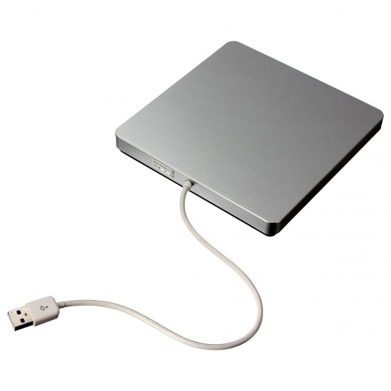 External Slot-in USB DVD CD RW Driver DVD Burner Optical Drive for Macbook