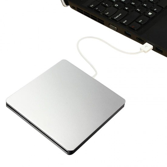 External Slot-in USB DVD CD RW Driver DVD Burner Optical Drive for Macbook