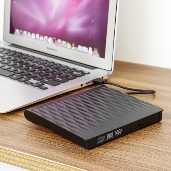 External USB3.0 DVD CD-RW Drive RW CD Burner Optical Drive Reader Player for Laptop Desktop PC