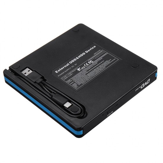 Optical Drives Type C+USB3.0 Black Blue Edge Support WIN98/XP/WIN7/WIN8/WIN10/ VISTA/ Mac 8.6 or Above System For Notebook Optical Drives Type C+USB3.0 Black Blue Edge Support WIN98/XP/WIN7/WIN8/WIN10/ VISTA/ Mac 8.6 or Above System For Notebook