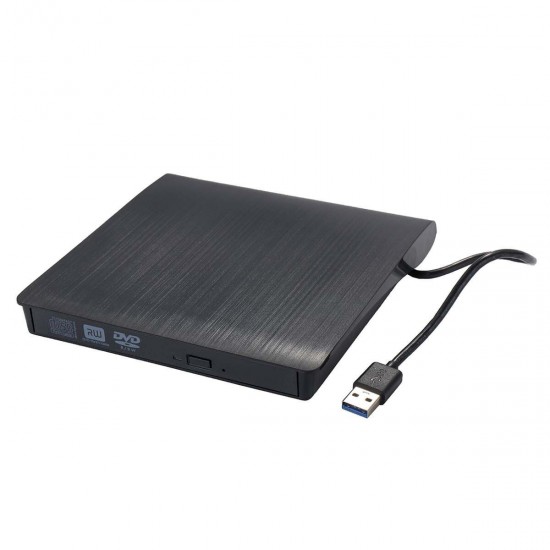 Slim External DVD RW CD Writer Drive USB 3.0/Type-C Burner Reader Player Optical Drives For Macs Laptop Windows PC