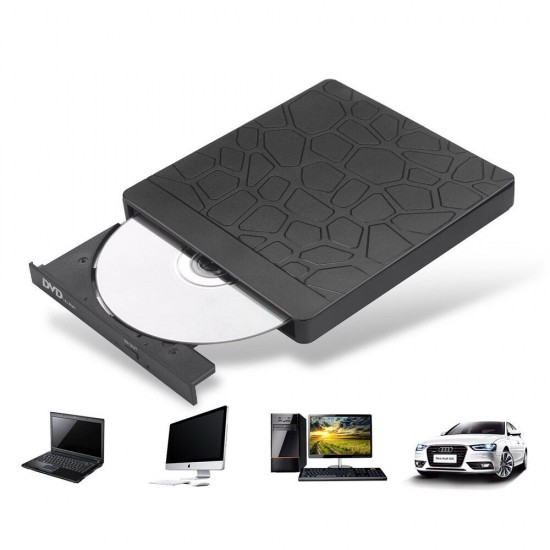 T9 External Optical Drive USB3.0 Type-C External CD Burner Multi-functional High Speed CD/DVD Player TF/SD Card Reader for Car Computer PC Laptop T9 External Optical Drive USB3.0 Type-C External CD Burner Multi-functional High Speed CD/DVD Player TF/SD Card Reader for Car Computer PC Laptop