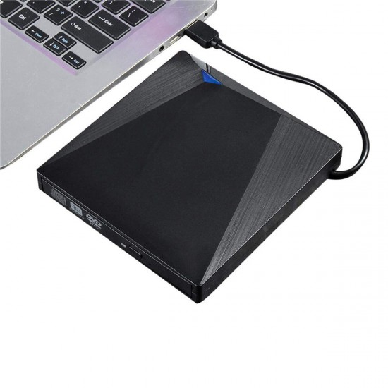 Type-C USB 3.0 External DVD Burner Writer Recorder Player DVD RW Optical Drive CD/DVD ROM Player for Laptop Windows XP/7/8/10 Computer