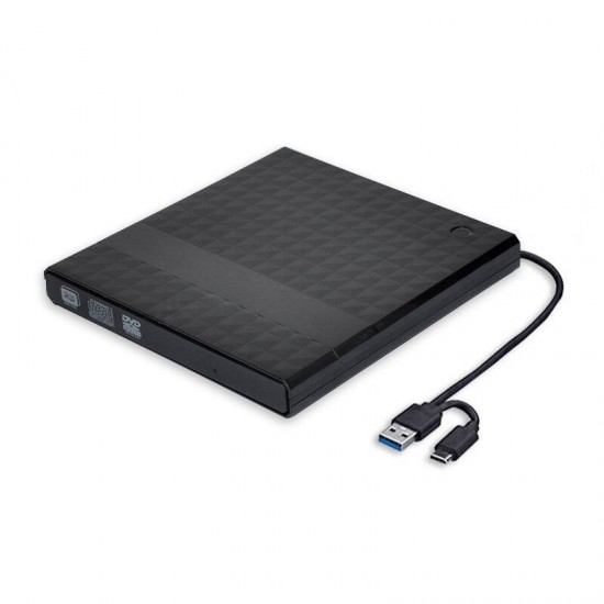 Type C USB3.0 External CD DVD RW Optical Drive DVD Burner DVD Drive For Laptop Notebook Support Win and MAC