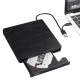 Type C+USB3.0 Optical Drives Black Spider Starry Sky Texture Support WIN98/XP/WIN7/WIN8/WIN10/ VISTA/ Mac 8.6 or Above System For Notebook