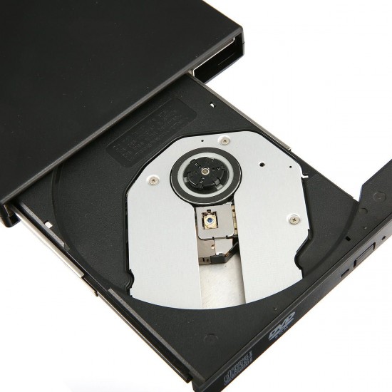 USB 2.0 External CD Burner CD/DVD Player Optical Drive for PC Laptop Windows
