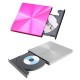 USB 3.0 Aluminum Alloy External DVD Burner CD Player Slim Silver New Model of Optical Drive For Laptop Recorder with Type C Adapter USB 3.0 Aluminum Alloy External DVD Burner CD Player Slim Silver New Model of Optical Drive For Laptop Recorder with Type C Adapter