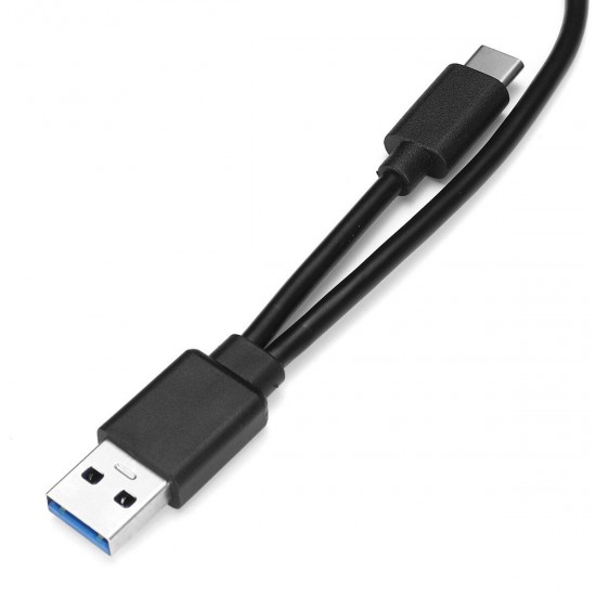 USB 3.0 External DVD CD Drive Type-C Slim Portable External DVD_CD RW Burner Drive for Laptop Desktop