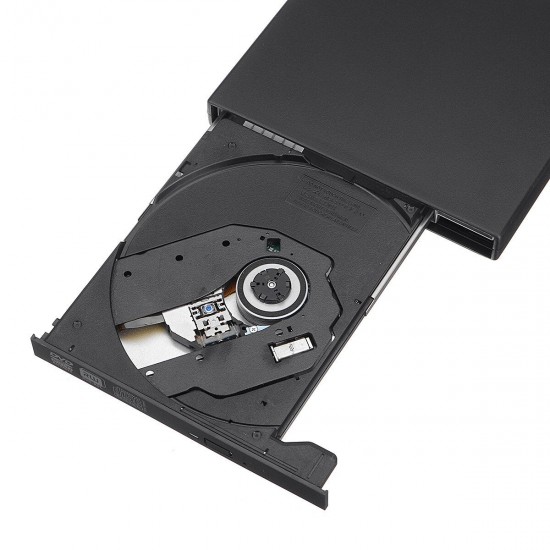 USB 3.0 External Optical Drive DVD-RW Player CD DVD Burner Writer Rewriter Data Transfer for PC Laptop OS Windows 7/8/10