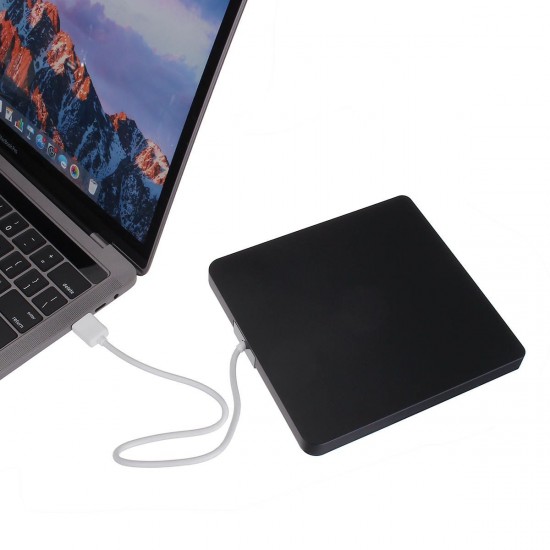 USB 3.0 Optical Drive Slim External DVD Drive DVD-RW CD-RW Combo Drive Burner Reader Player