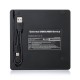 USB 3.0 Type C External CD DVD Drive Dual Port Portable Optical Drive Burner Writer Rewriter High Speed Data Transfer