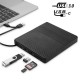 USB3.0 Type-C External CD Burner CD/DVD Player Optical Drive Multi-function High Speed for PC Laptop USB3.0 Type-C External CD Burner CD/DVD Player Optical Drive Multi-function High Speed for PC Laptop