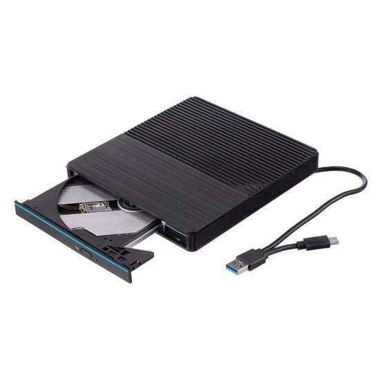 USB3.0 Type-C External CD Burner CD/DVD Player Optical Drive Multi-function High Speed for PC Laptop