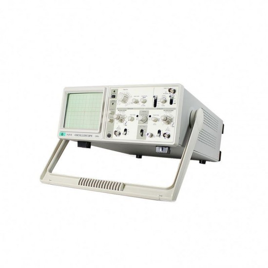 110V/220V V-212 Dual Channel 20MHz Analog Oscilloscope with Imported CTR and 6 Digit Frequency Meter