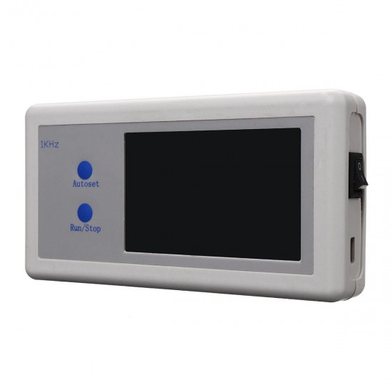 D602 200KHz 2 Channel Oscilloscope Mini Pocket-Sized Handheld Touch Panel LCD Digital Oscilloscope