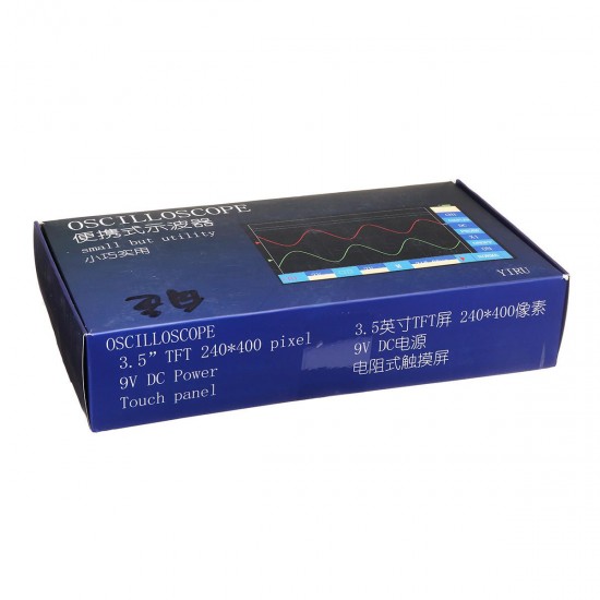 D602 200KHz 2 Channel Oscilloscope Mini Pocket-Sized Handheld Touch Panel LCD Digital Oscilloscope D602 200KHz 2 Channel Oscilloscope Mini Pocket-Sized Handheld Touch Panel LCD Digital Oscilloscope