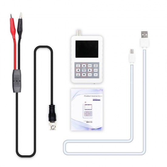 ADS2050H Handheld Oscilloscope High Precision 5MHz Bandwidth 20M Sampling Rate 2.4 Inch LCD Screen One Key Auto Built-in Lithium Battery ADS2050H Handheld Oscilloscope High Precision 5MHz Bandwidth 20M Sampling Rate 2.4 Inch LCD Screen One Key Auto Built-in Lithium Battery