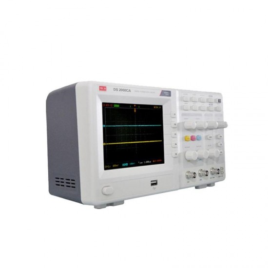 DS-2060CA Digital Storage Oscilloscope Portable 60MHz 2 Channels 1GS/a USB Osciloscopio Handheld Oscilloscopes