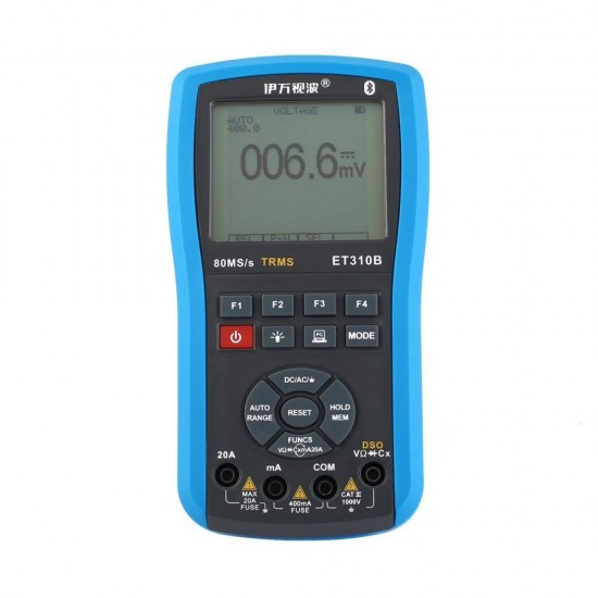 ET310A 2 in 1 20MHz 80Msps Digital Handheld Storage Oscilloscope ScopeMeter True RMS Multimeter Automatic Measurement