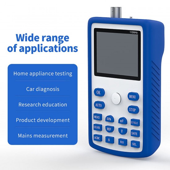 FNIRSI-1C15 Professional Digital Oscilloscope 500MS/s Sampling Rate 110MHz Analog Bandwidth Support Waveform Storage FNIRSI-1C15 Professional Digital Oscilloscope 500MS/s Sampling Rate 110MHz Analog Bandwidth Support Waveform Storage