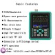 Handheld Mini Digital Oscilloscope with 2.4 Inches TFT Color LCD Screen 120M Bandwidth 500M Sampling Rate for Maintenance and DIY Electronic Test