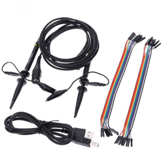 6022BL PC USB Oscilloscope 2 Digital Channels 48MSa/s Sample Rate 16 Channels Logic Analyzer 6022BL PC USB Oscilloscope 2 Digital Channels 48MSa/s Sample Rate 16 Channels Logic Analyzer