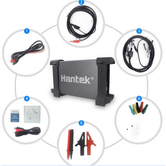 6074BE 4 Channels 70Mhz Bandwidth Automotive Osiclloscope Digital USB Portrail Osciloscopio Diagnostic-tool