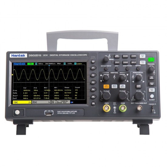 DSO2C15 150MHz 1GSa/s Sampling Rate Dual-Channel Digital Storage Oscilloscope Digital Oscilloscope DSO2C15 150MHz 1GSa/s Sampling Rate Dual-Channel Digital Storage Oscilloscope Digital Oscilloscope