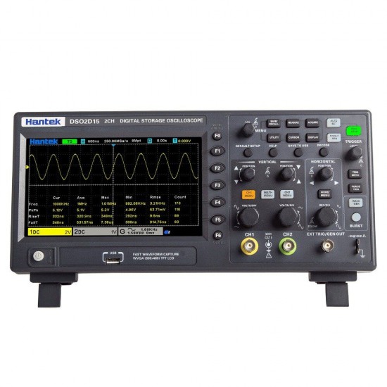 DSO2C15 150MHz 1GSa/s Sampling Rate Dual-Channel Digital Storage Oscilloscope Digital Oscilloscope DSO2C15 150MHz 1GSa/s Sampling Rate Dual-Channel Digital Storage Oscilloscope Digital Oscilloscope