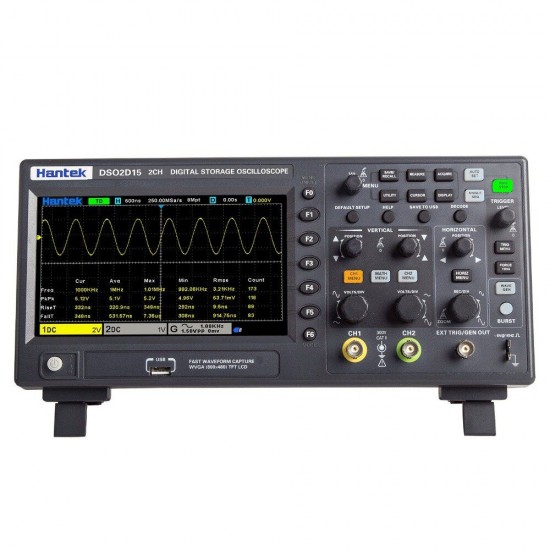 DSO2C15 150MHz 1GSa/s Sampling Rate Dual-Channel Digital Storage Oscilloscope Digital Oscilloscope